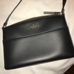 Kate spade black crossbody messenger bag